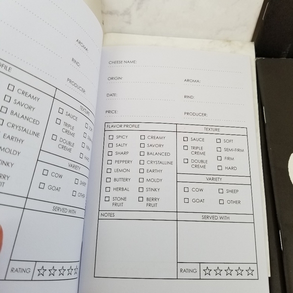 Tasting Journal Lot of 12  for Cheese Chocolate Coffee & Ice Cream for Holidays - Picture 3 of 12